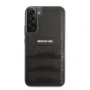 Samsung Galaxy S22 AMG Perforált valódi bőr tok fekete (AMHCS22SGSEBK) - 4. kép