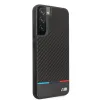 Samsung Galaxy S22+ Plus BMW M PC / TPU Tricolor Stripes hatású tok fekete (BMHCS22MPUCARTCBK) - 0. kép