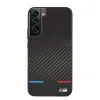 Samsung Galaxy S22+ Plus BMW M PC / TPU Tricolor Stripes hatású tok fekete (BMHCS22MPUCARTCBK) - 3. kép