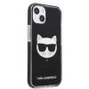 iPhone 13 mini Karl Lagerfeld TPE Choupette Head tok fekete (KLHCP13STPECK) - 3. kép