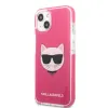 iPhone 13 mini Karl Lagerfeld TPE Choupette Head tok fukszia (KLHCP13STPECPI) - 4. kép