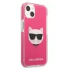 iPhone 13 mini Karl Lagerfeld TPE Choupette Head tok fukszia (KLHCP13STPECPI) - 1. kép