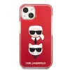 iPhone 13 mini Karl Lagerfeld TPE Karl and Choupette tok piros (KLHCP13STPE2TR) - 2. kép