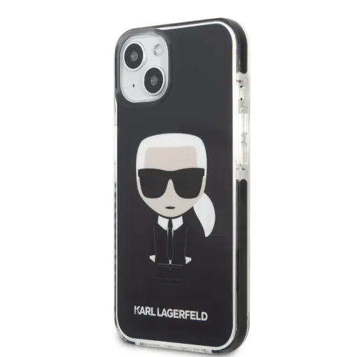 iPhone 13 Karl Lagerfeld TPE Body Ikonik tok fekete (KLHCP13MTPEIKK)