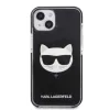 iPhone 13 Karl Lagerfeld TPE Choupette Head tok fekete (KLHCP13MTPECK) - 2. kép