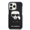 iPhone 13 Pro Karl Lagerfeld TPE Body Ikonik tok fekete (KLHCP13LTPEIKK) - 4. kép