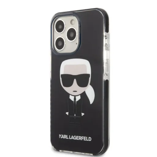 iPhone 13 Pro Karl Lagerfeld TPE Body Ikonik tok fekete (KLHCP13LTPEIKK)