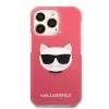 iPhone 13 Pro Karl Lagerfeld TPE Choupette Head tok fukszia (KLHCP13LTPECPI) - 0. kép