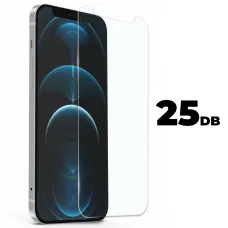 25db iPhone 13 Pro Max/14 Plus 9H 2.5D kijelzővédő üvegfólia 