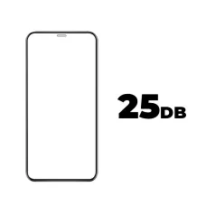 25 ks iPhone 13 Mini 9H 5D ochranné sklo s čiernym rámom 25 ks iPhone 13 Mini 9H 5D ochranné sklo s čiernym rámom