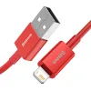 Baseus Superior USB - Lightning kábel 2.4A 1m piros (CALYS-A09) - 0. kép