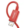 Baseus Superior USB - Lightning kábel 2.4A 1m piros (CALYS-A09) - 1. kép