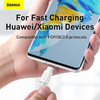Baseus Superior USB Type-C - USB Type-C kábel Quick Charge / Power Delivery / FCP 100W 5A 20V 1m fehér (CATYS-B02) - 2. kép