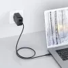 Acefast A13 2 az 1-ben fali töltő 2x USB Type C / USB 65W PD QC 3.0 AFC FCP + töltő kábel fekete - 4. kép