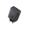 Acefast A9 fali töltő 2x USB Type C 40W PPS PD QC 3.0 AFC FCP fekete - 2. kép