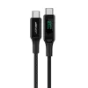 Acefast C6-03 kábel USB Type C - USB Type C 2m 100W (20V / 5A) fekete - 3. kép