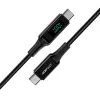Acefast C6-03 kábel USB Type C - USB Type C 2m 100W (20V / 5A) fekete - 2. kép