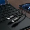 Acefast C1-01 MFI USB Type C - Lightning kábel 1.2m 30W 3A fekete - 1. kép