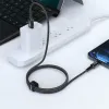 Acefast C1-01 MFI USB Type C - Lightning kábel 1.2m 30W 3A fekete - 2. kép