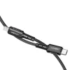 Acefast C1-01 MFI USB Type C - Lightning kábel 1.2m 30W 3A fekete - 3. kép