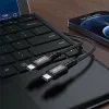 Acefast C1-03 USB Type C - USB Type C kábel 1.2m 60W (20V / 3A) fekete - 4. kép