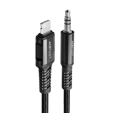 Acefast C1-06 MFI Lightning - 3.5mm mini jack audiokábel 1.2m AUX fekete