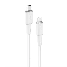 Acefast C2-01  MFI USB Type C - Lightning kábel 1,2m 30W 3A fehér