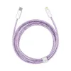 Baseus Dynmic Gyorstöltésre alkalmas USB Type-C - Lightning kábel PD 20W 2m lila (CALD000105) - 0. kép
