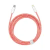 Baseus Dynmic Gyorstöltésre alkalmas USB Type-C - Lightning kábel PD 20W 2m narancssárga (CALD000107) - 2. kép