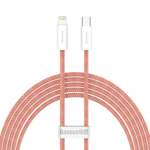 Baseus Dynmic Gyorstöltésre alkalmas USB Type-C - Lightning kábel PD 20W 2m narancssárga (CALD000107)