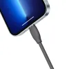 Baseus Jelly USB Type-C - Lightning kábel 20W 1.2m fekete (CAGD020001) - 3. kép