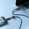 Acefast C3-01 MFI USB Type C - Lightning kábel 1,2m 30W 3A fekete - 1. kép