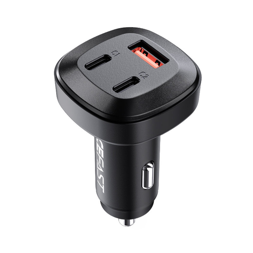 Acefast B3 autós töltő 66W 2x USB Type C / USB PPS Power Delivery Quick Charge 4.0 AFC FCP SCP fekete