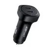 Acefast B2 autós töltő 72W 2x USB Type C PPS Power Delivery Quick Charge 3.0 AFC FCP fekete - 1. kép