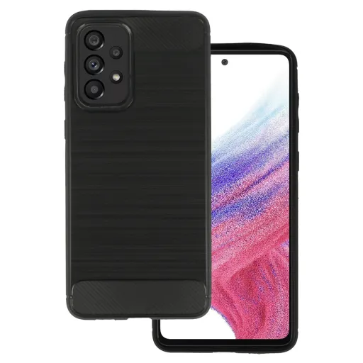 Samsung Galaxy A53 5G Carbon szénszál mintájú TPU tok fekete Samsung Galaxy A53 5G Carbon szénszál mintájú TPU tok fekete