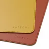 Satechi Eco Leather DeskMate bőr egérpad, sárga - narancs (ST-LDMYO) - 0. kép