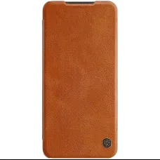 Xiaomi Redmi Note 11 Pro ČÍNSKA VERZIA Nillkin Qin kožené puzdro hnedé Xiaomi Redmi Note 11 Pro ČÍNSKA VERZIA Nillkin Qin kožené puzdro hnedé