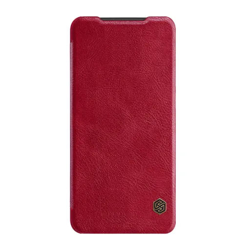 Xiaomi Redmi Note 11 Pro KÍNAI VERZIÓRA Nillkin Qin bőr fliptok piros Xiaomi Redmi Note 11 Pro KÍNAI VERZIÓRA Nillkin Qin bőr fliptok piros