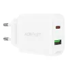 Acefast hálózati töltő adapter USB Type-C / USB 20W PPS PD QC3.0 AFC FCP fehér - 3. kép