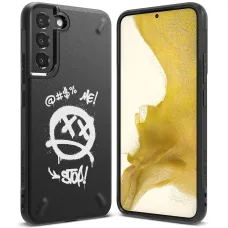 Samsung S22+ Plus Ringke Onyx Design tok fekete Graffiti