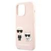 13 Pro Karl Lagerfeld KLHMP13LSSKCI Karl Choupette MagSafe hardcase tok light pink - 3. kép