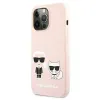 13 Pro Karl Lagerfeld KLHMP13LSSKCI Karl Choupette MagSafe hardcase tok light pink - 4. kép