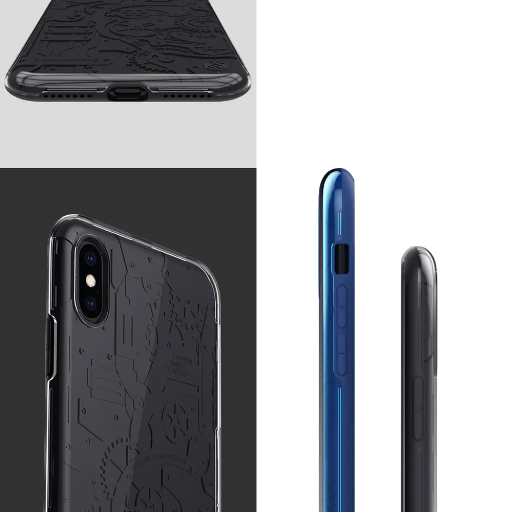 iPhone XS MAX Nillkin Machinery hybrid tok fekete - 12