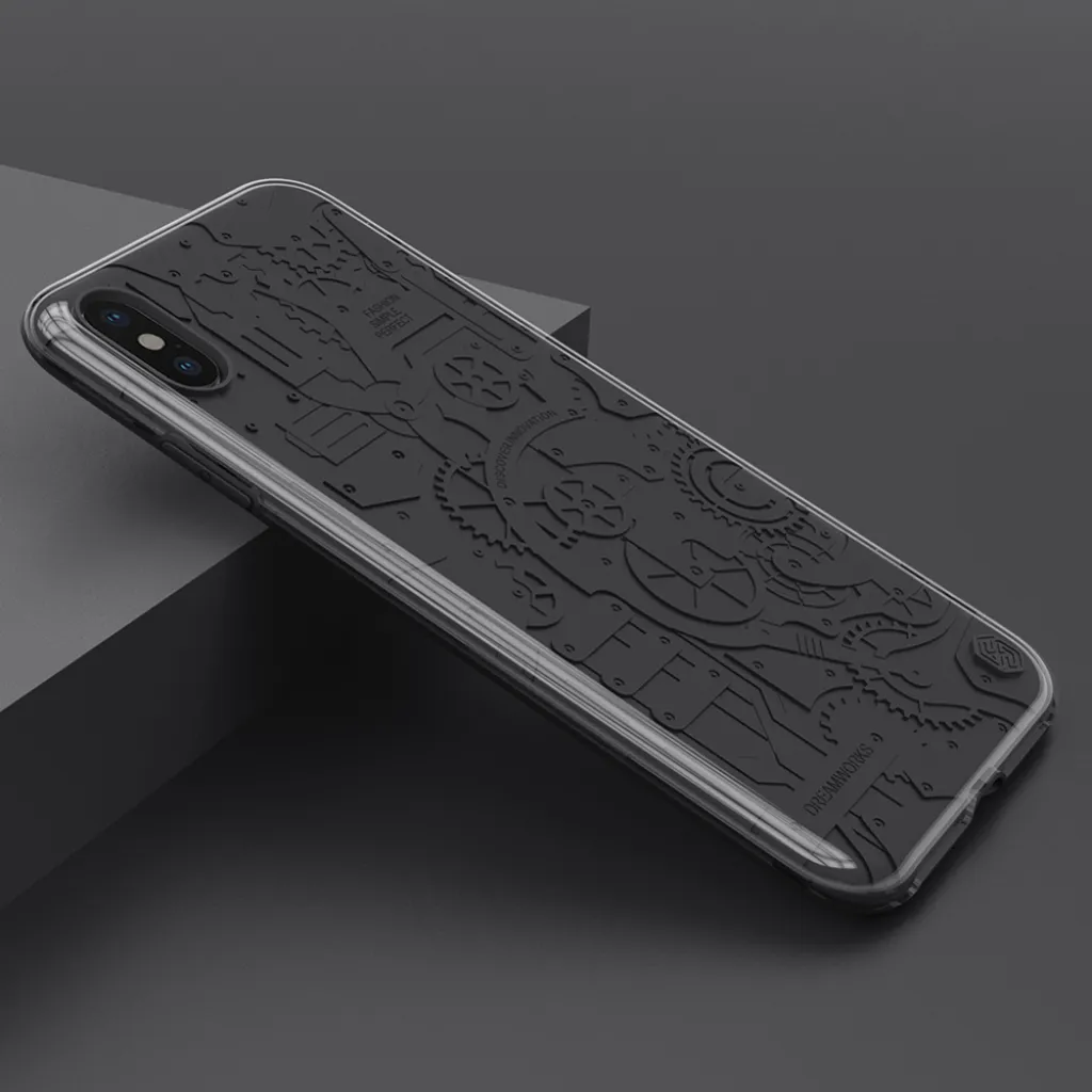 iPhone XS MAX Nillkin Machinery hybrid tok fekete - 14