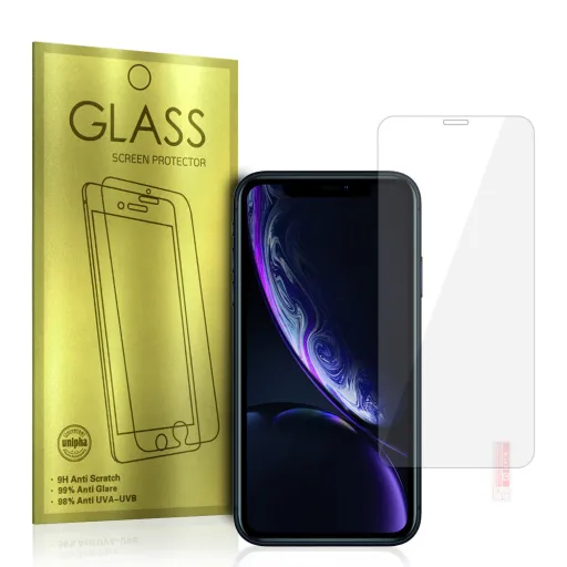 iPhone XR / iPhone 11 üvegfólia Glass Gold 9H iPhone XR / iPhone 11 üvegfólia Glass Gold 9H