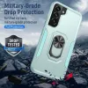 iPhone 13 Pro Max ütésálló fekete tok, kihajtható mágnesezhető támasszal (TPU+PC Shockproof) Alphajack - 2. kép