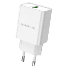 Borofone BN5 Jingrui USB Hálózati töltő QC 3.0 18W fehér