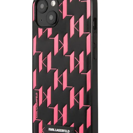 iPhone 13 Mini Karl Lagerfeld Monogram tok rózsaszín (KLHCP13SMNMP1P)