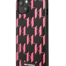 iPhone 13 Karl Lagerfeld Monogram tok rózsaszín (KLHCP13MMNMP1P)