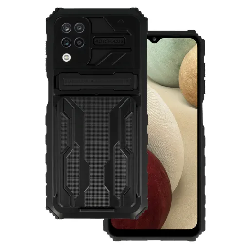 Samsung Galaxy A12 Tel Protect Combo tok fekete Samsung Galaxy A12 Tel Protect Combo tok fekete